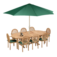 7. Lagoon - 8 seater Oval extending table with 8 Lagoon with 8x Oval stacking chairs with umbrella.png