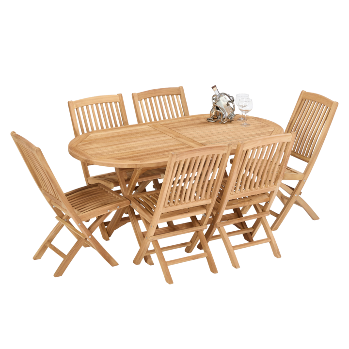Coast - Oval folding table with 6 x new folding chairs.png