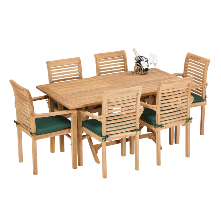Coral - Rectangle Folding table with 6 x stacking chairs.png