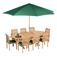 Pacific 8 Seater Oval Table With Chairs with umbrella.png