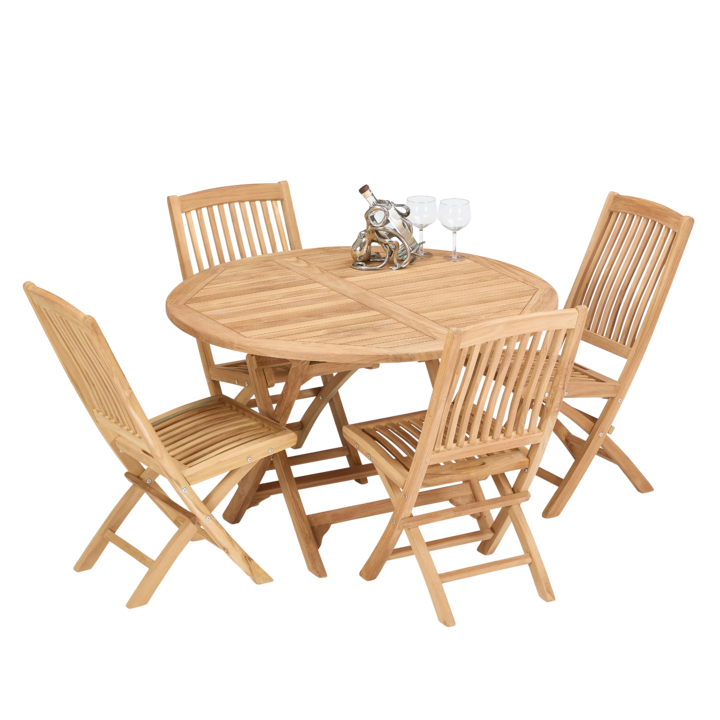 Shore - Round folding table with 4 x New Folding chairs.png