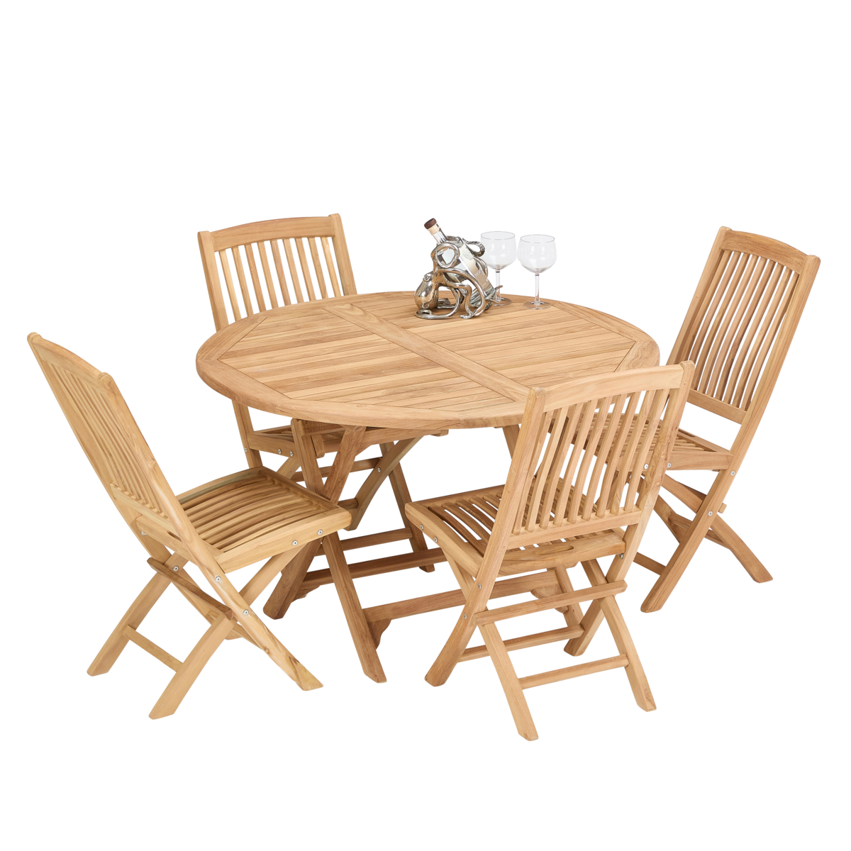 Shore - Round folding table with 4 x New Folding chairs.png