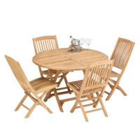 Shore - Round folding table with 4 x New Folding chairs.png