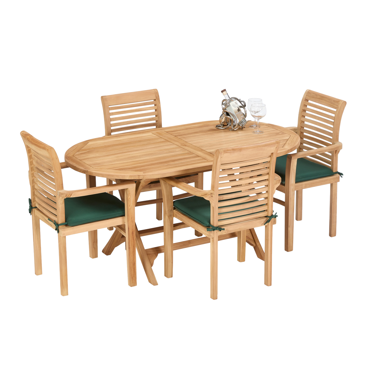 Tidal - Oval folding table with 4 x Stacking chairs.png